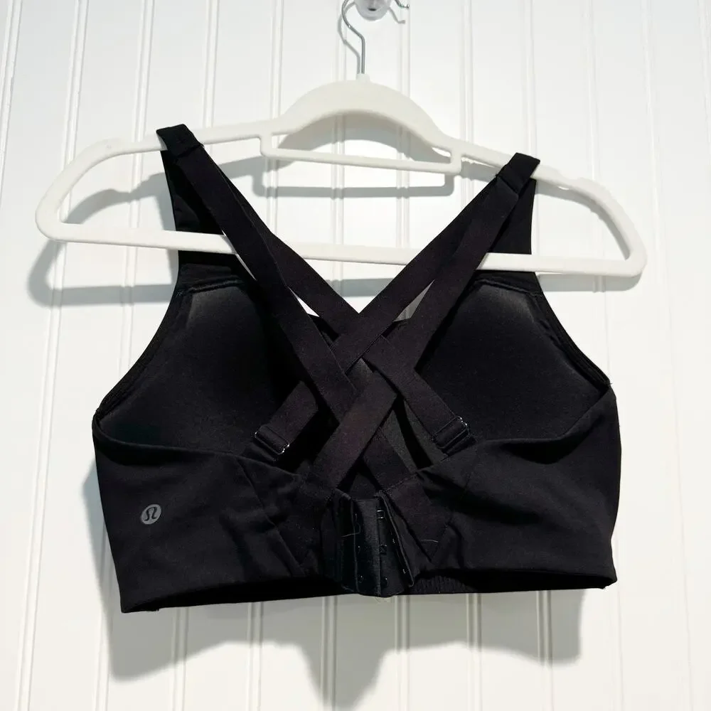 Lululemon Black Energy Bra High Support Size 36D